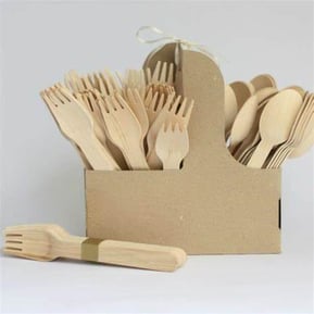 wooden cutlery